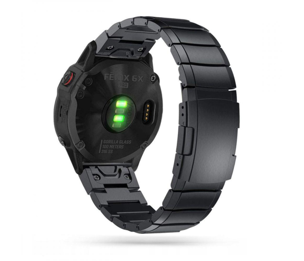 Tech-Protect Bransoleta SteelBand do Garmin Fenix black (26mm) - 720010 - zdjęcie 2